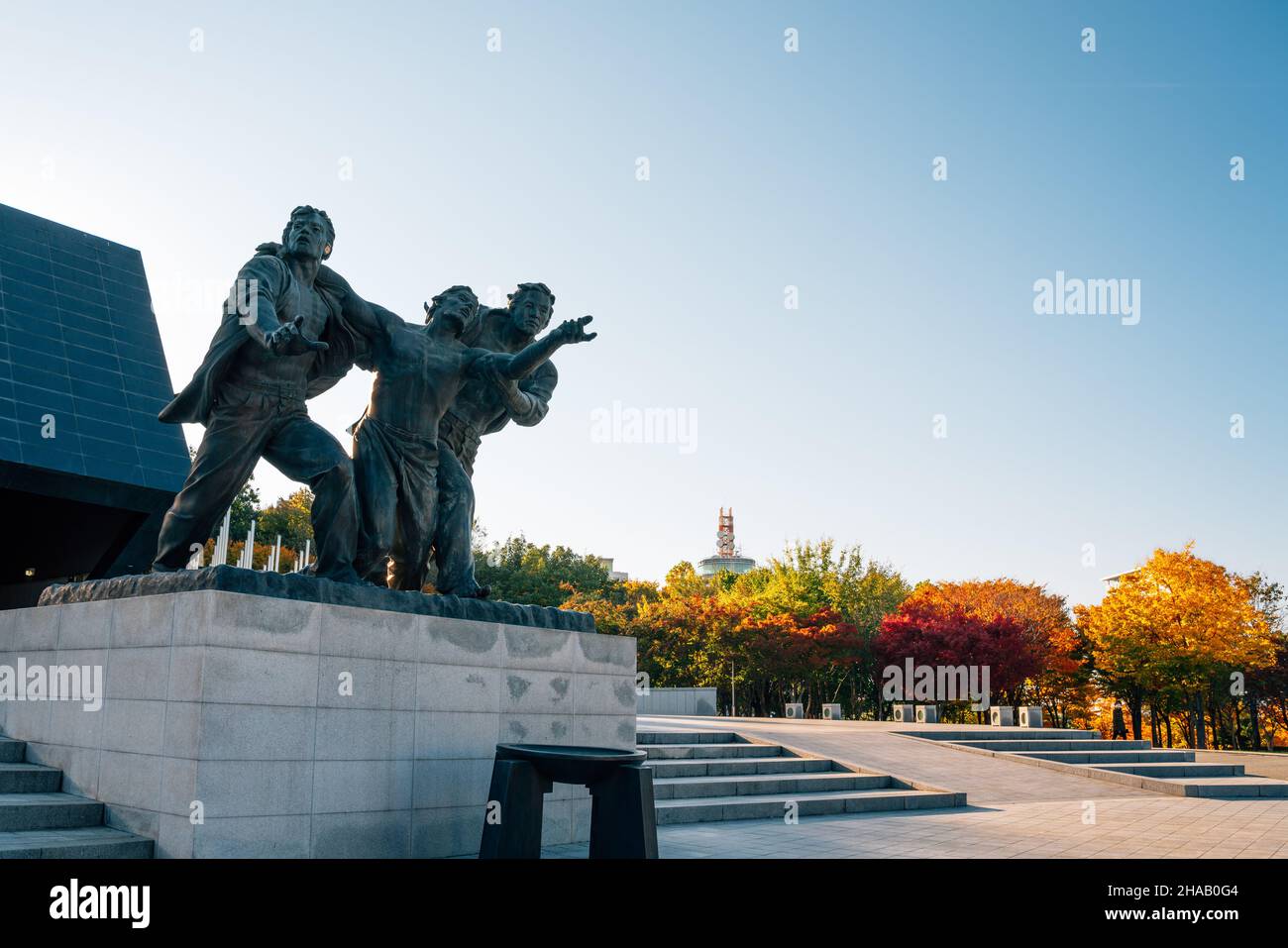Gwangju, Korea - 28. Oktober 2021 : 5,18 Memorial Park Stockfoto