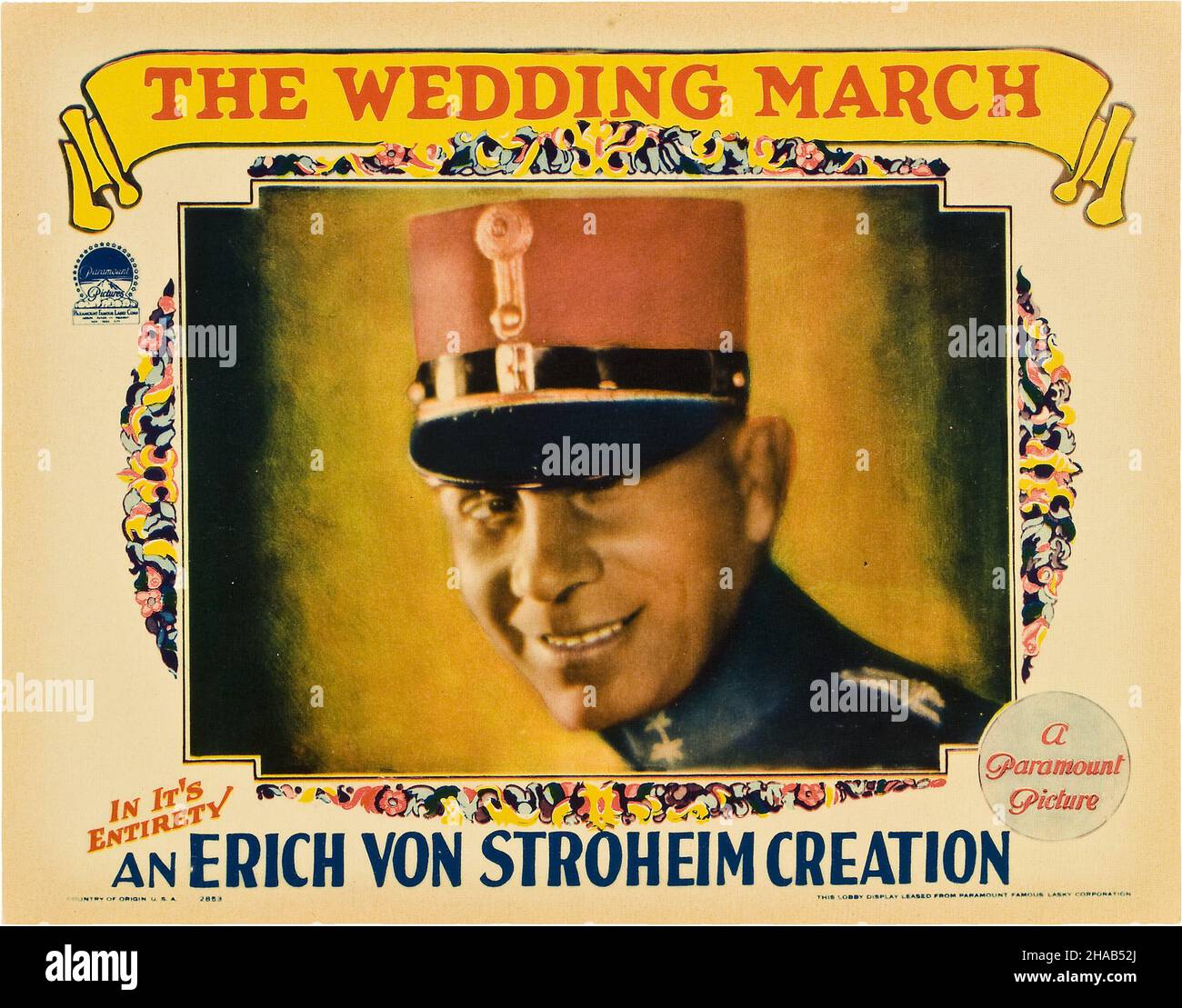 ERICH VON STROHEIM IM HOCHZEITSMARSCH (1928), REGIE: ERICH VON STROHEIM. Kredit: PARAMOUNT BILDER / Album Stockfoto