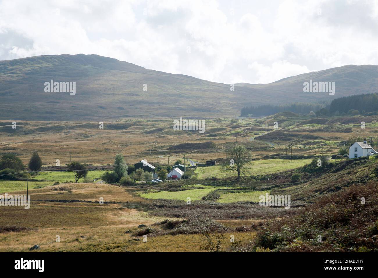 Gletscherlandschaft Dromore in der Nähe von Gatehouse der Fleet Dumfries und Galloway Scotland Stockfoto