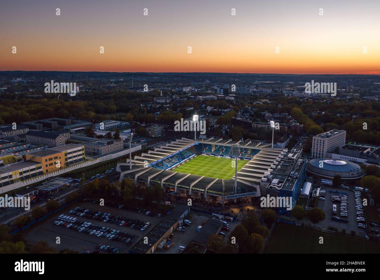 Vonovia Ruhrstadion. Heimstadion des VFL Bochum. Deutschland - Oktober 2021 Stockfoto
