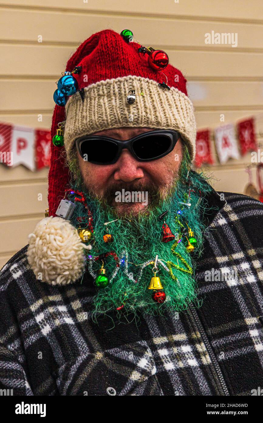 Alles bereit für eine sehr festliche Zeit Stockfoto