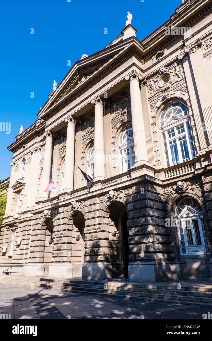 Fakultät für Ingenieurwissenschaften, Universität Belgrad, Palilula, Belgrad, Serbien Stockfoto