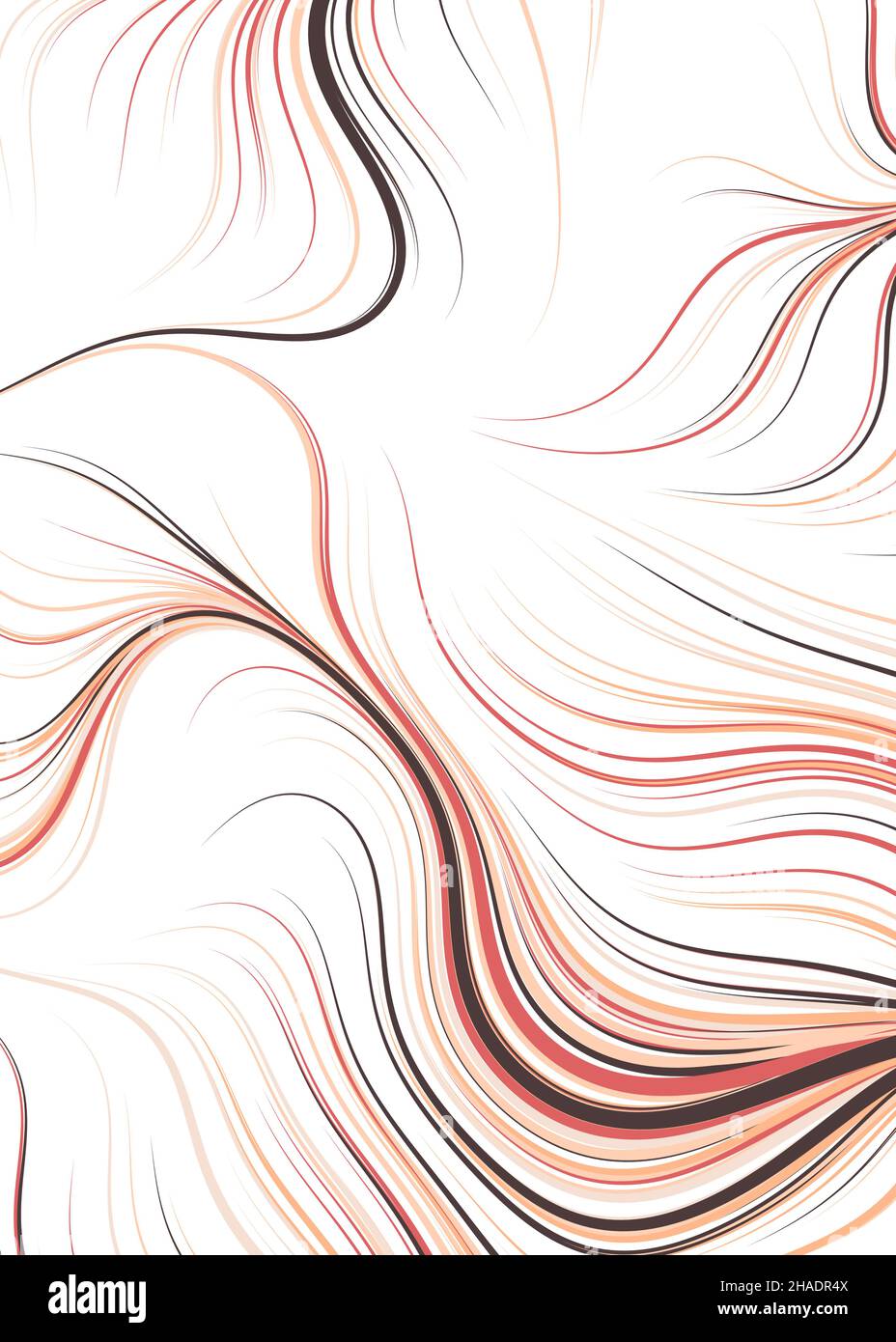 Abstrakte Perlinnoise geometrische generative computergestützte Kunstdarstellung Stock Vektor