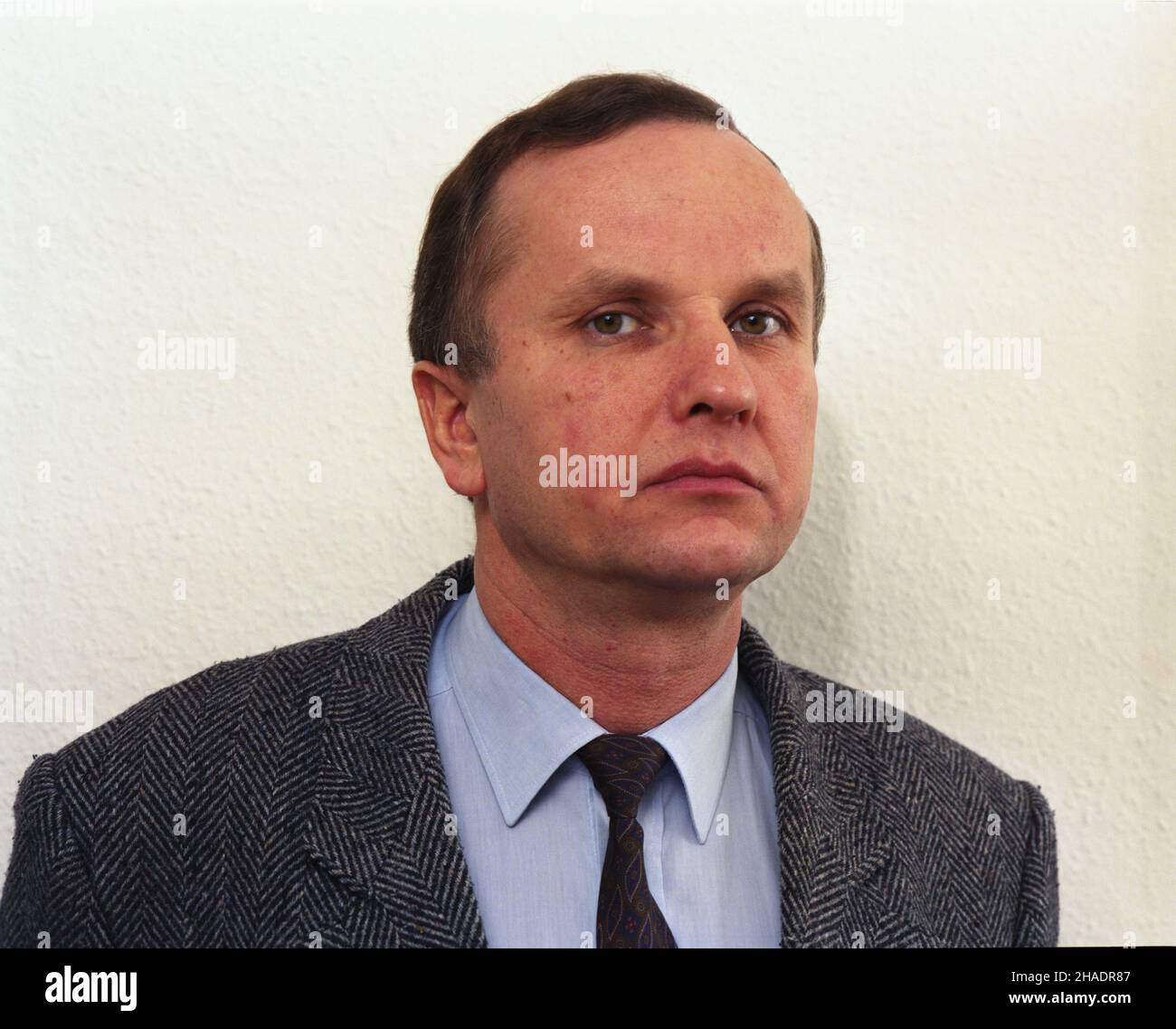 Warszawa 1994. Wicepremier i Minister finansów w rz¹dzie Waldemara Pawlaka, ekonomista prof. Grzegorz Ko³odko. wb PAP/Piotr Gêsicki Dok³adny miesi¹c i dzieñ wydarzenia nieustalone. Warschau, 1994. Stellvertretender Premierminister und Finanzminister in der Waldemar Pawlak-Regierung, Ökonom, Professor Grzegorz Kolodko. wb PAP/Piotr Gesicki Veranstaltungstag unbekannt Stockfoto