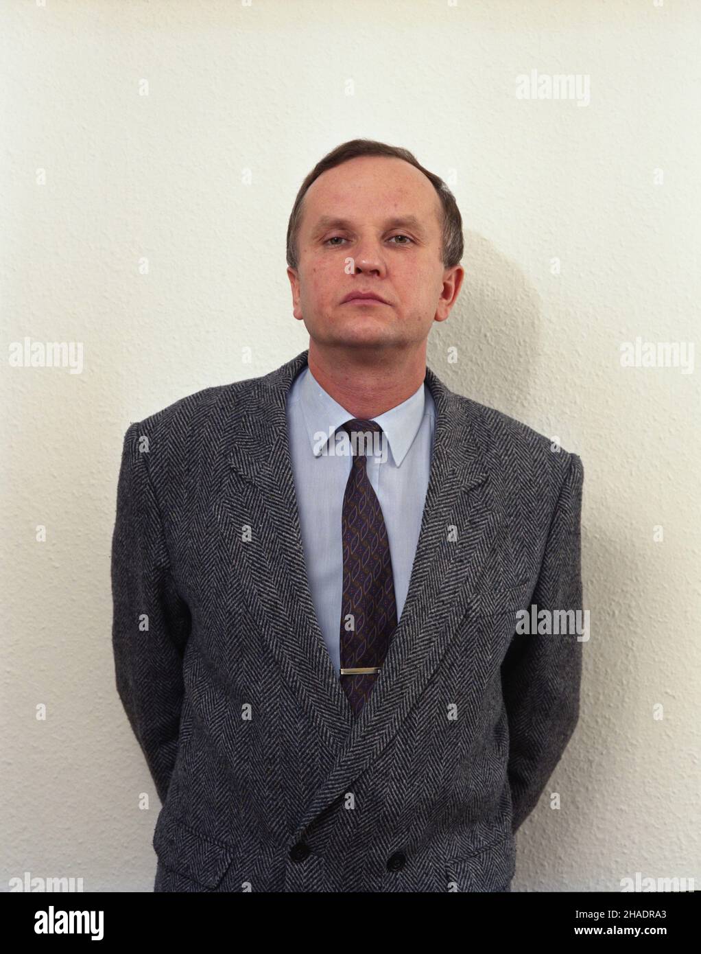 Warszawa 1994. Wicepremier i Minister finansów w rz¹dzie Waldemara Pawlaka, ekonomista prof. Grzegorz Ko³odko. wb PAP/Piotr Gêsicki Dok³adny miesi¹c i dzieñ wydarzenia nieustalone. Warschau, 1994. Stellvertretender Premierminister und Finanzminister in der Waldemar Pawlak-Regierung, Ökonom, Professor Grzegorz Kolodko. wb PAP/Piotr Gesicki Veranstaltungstag unbekannt Stockfoto