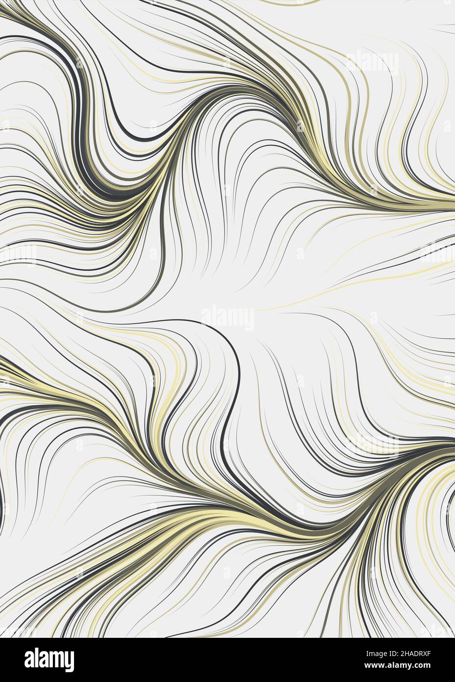 Abstrakte Perlinnoise geometrische generative computergestützte Kunstdarstellung Stock Vektor