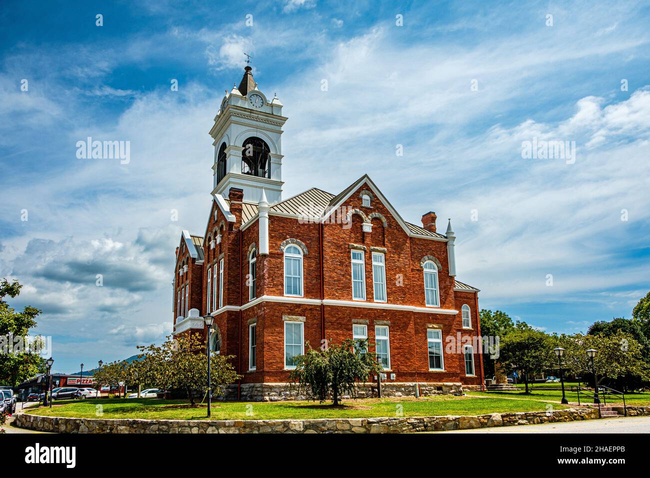 Union County Historic Courthouse, Town Square, Blairsville, Georgia Stockfoto