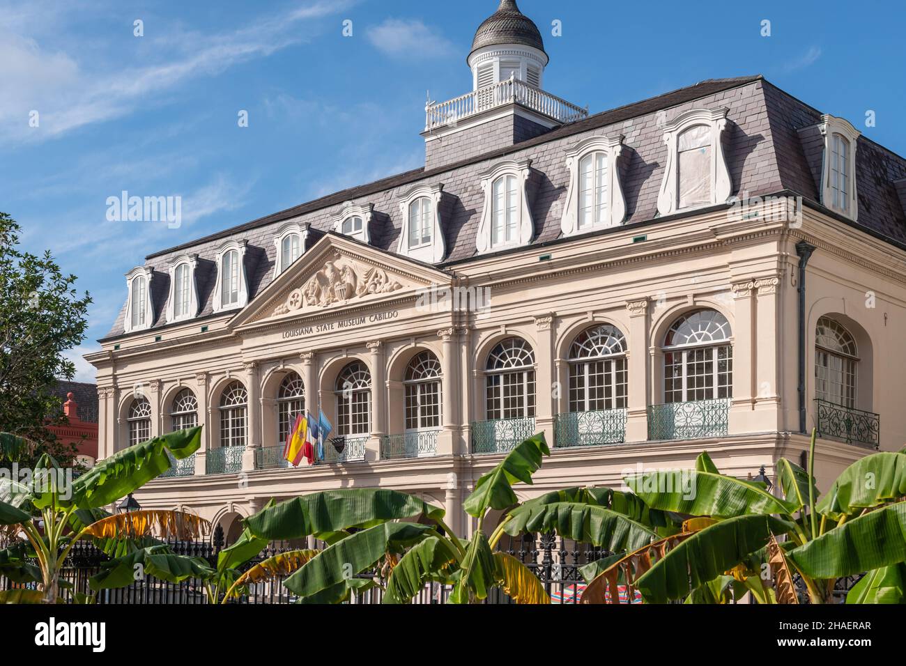 Cabildo, historischer Ort des Louisiana Purchase Transfer in New Orleans, Louisiana, USA Stockfoto