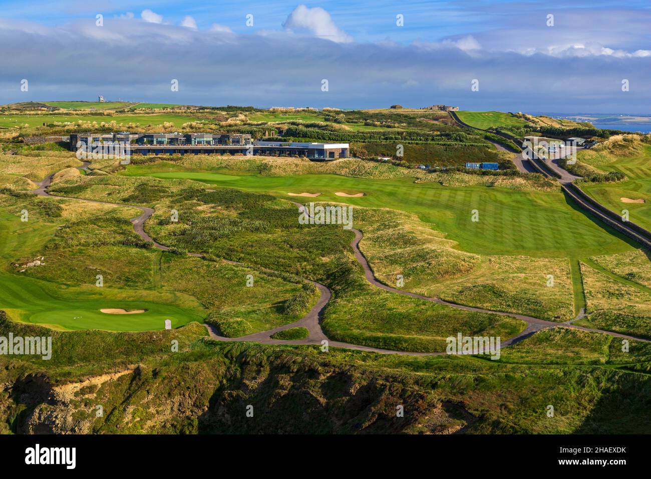 Alter Leiter von Kinsale Links, County Cork, Irland Stockfoto