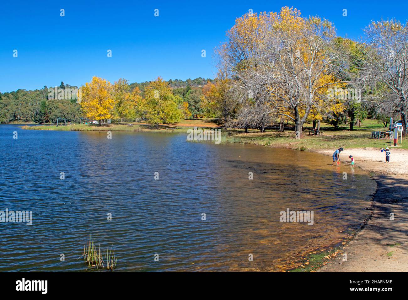 Lake Canobolis, außerhalb von Orange Stockfoto