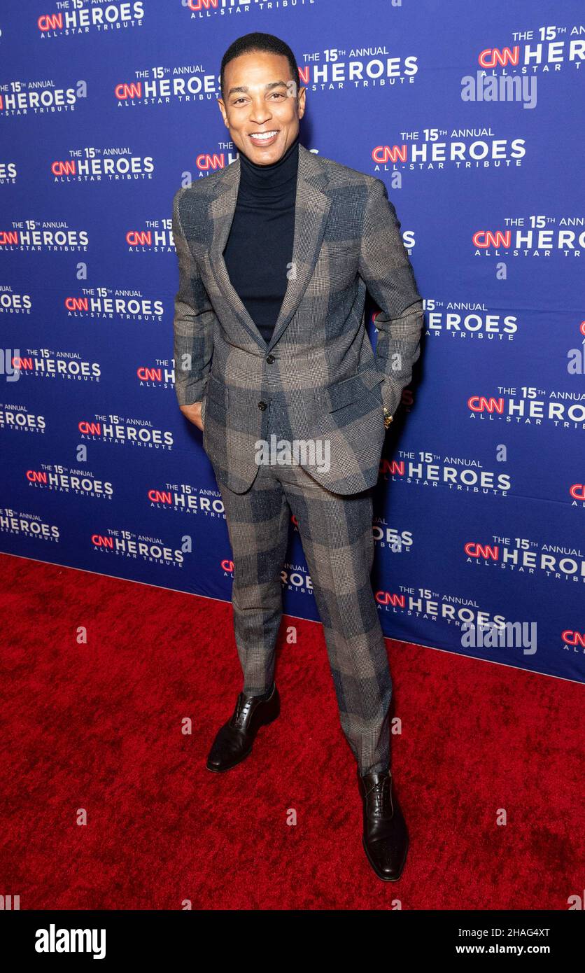 New York, NY - 12. Dezember 2021: CNN-Anker Don Lemon nimmt 15th an der jährlichen CNN Heroes All-Star Tribute im American Museum of Natural History Teil Stockfoto