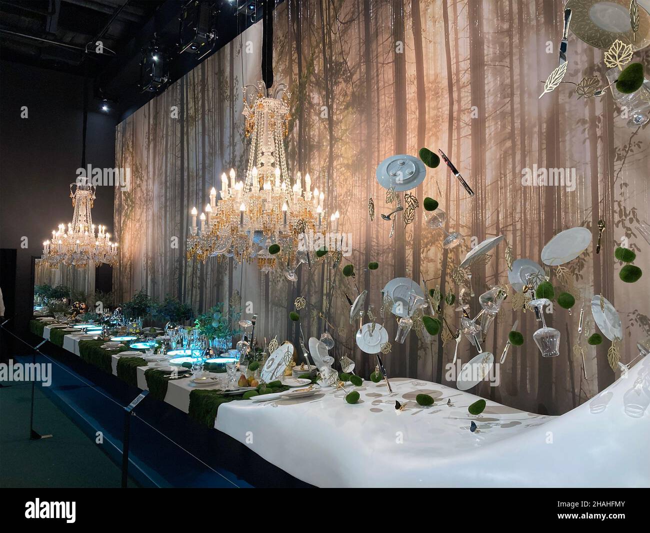 VAE, Dubai - 28. November 2021: Französischer Pavillon auf der World Expo 2020 Stockfoto