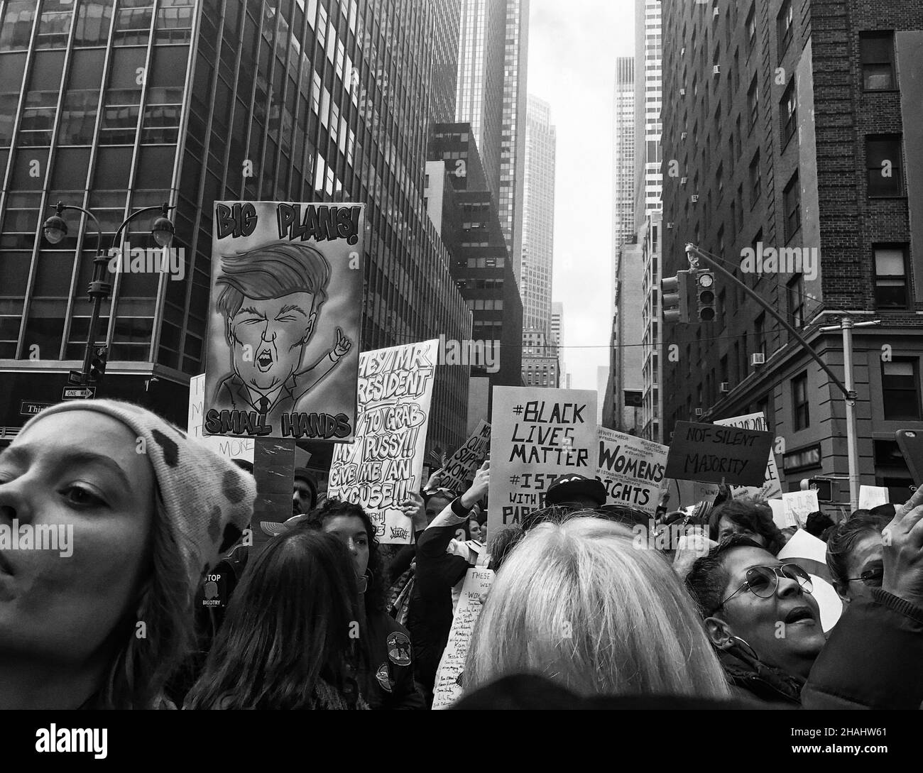 2017 Marsch der Frauen Stockfoto