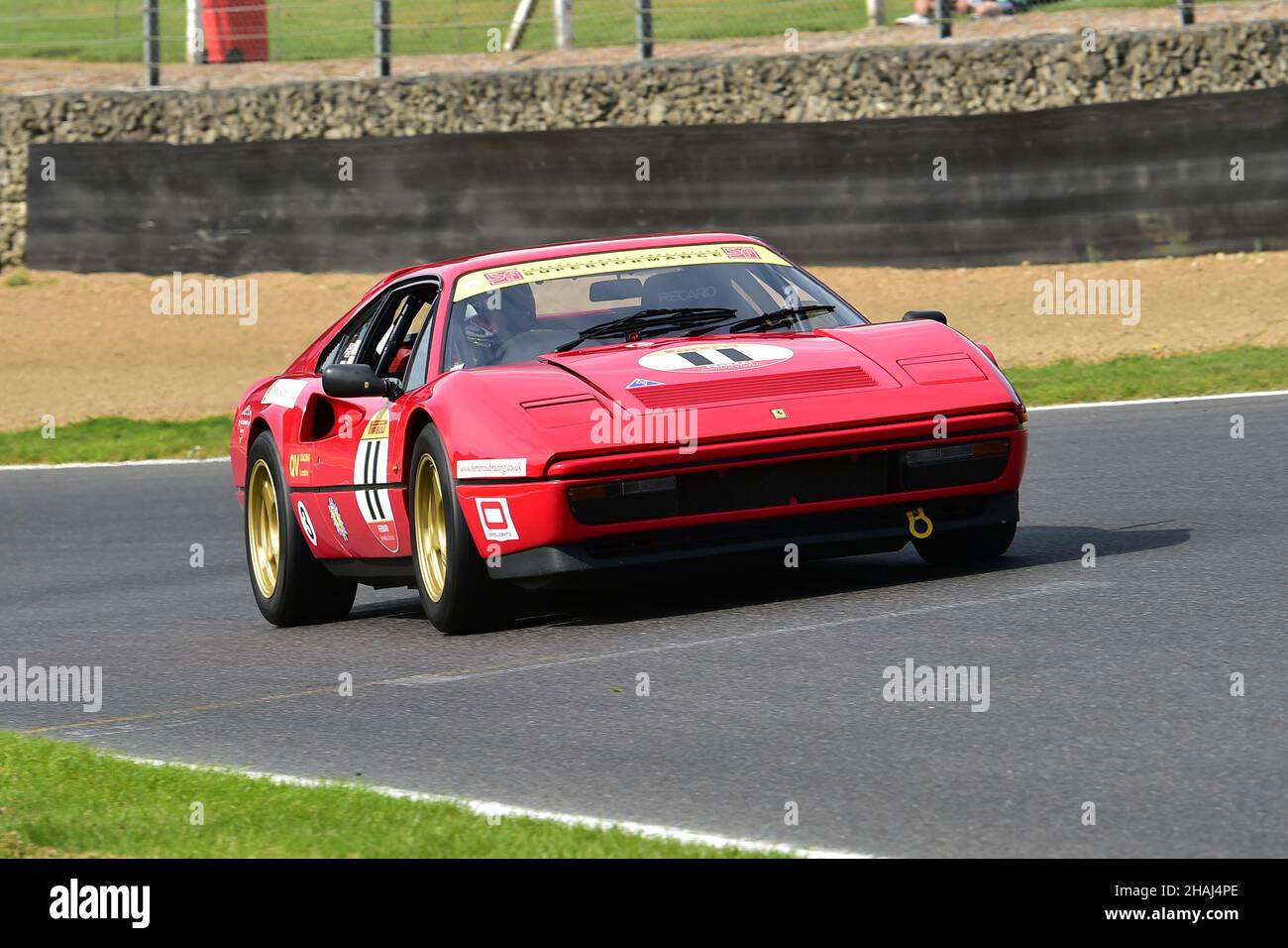 Burgo Wharton, Ferrari 328 GTB, Pirelli Ferrari Formula Classic, organisiert vom Ferrari Club of Great Britain, Festival Italia, Brands Hatch, Fawkha Stockfoto