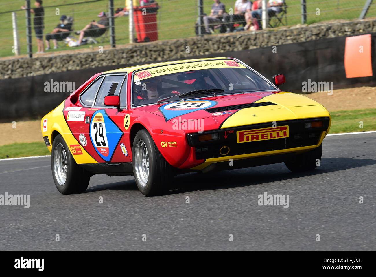 William Moorwood, Ferrari 308 GT4, Pirelli Ferrari Formula Classic, organisiert vom Ferrari Club of Great Britain, Festival Italia, Brands Hatch, Faw Stockfoto