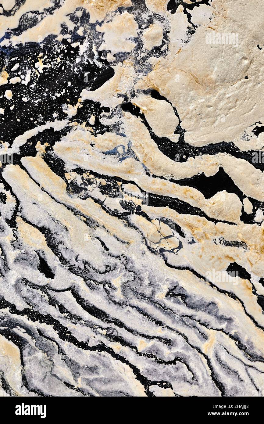 Abstraktes Hintergrundmuster für Farbenfluss Stockfoto