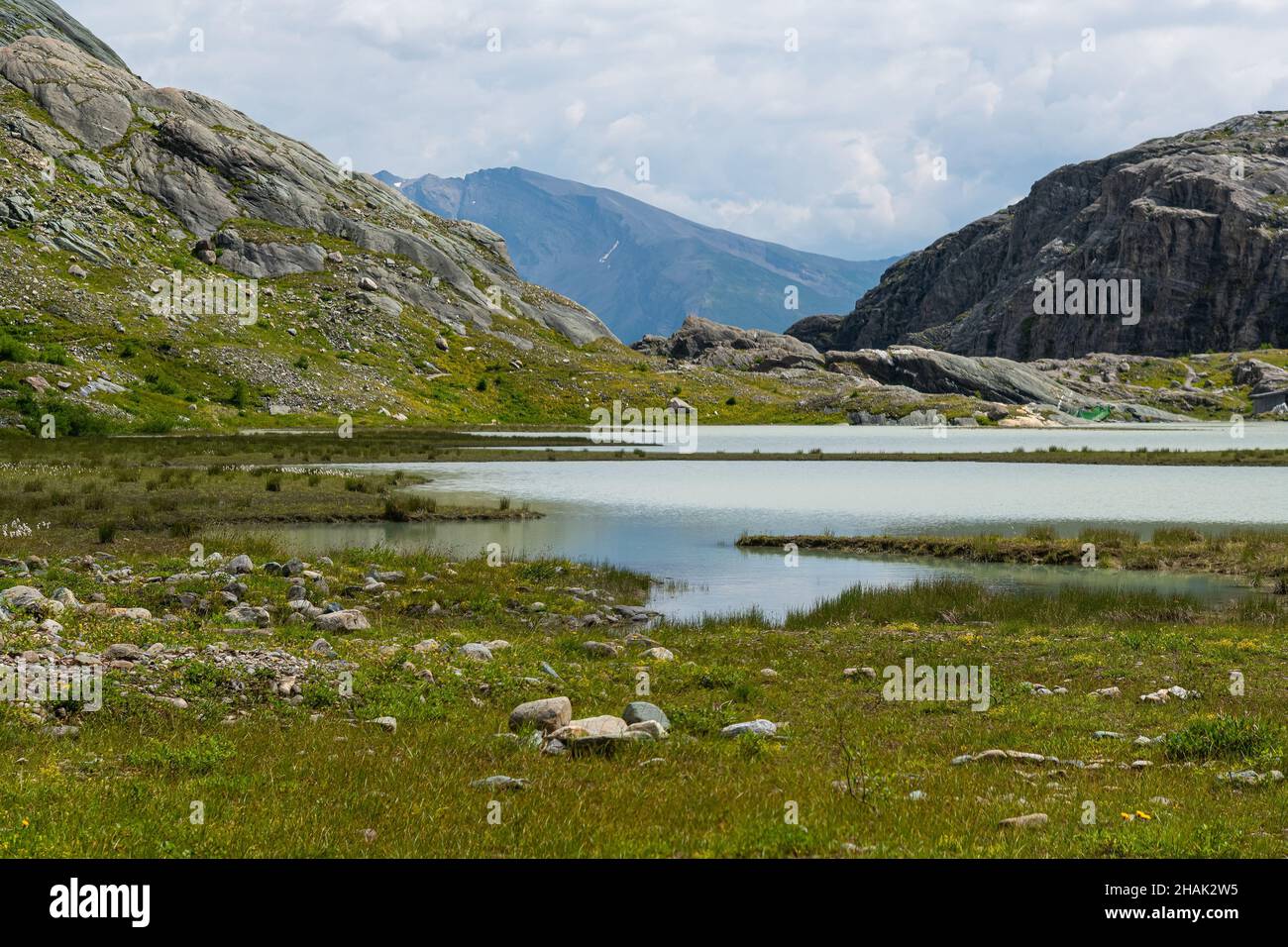 Hochmoor Sandersee im Nationalpark hohe tauern, Großglockner Stockfoto