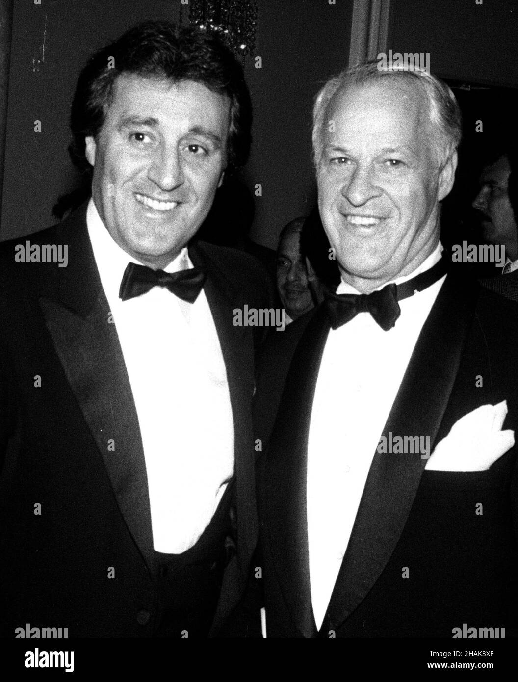 Phil Esposito Gordie Howe 1981 Foto von John Barrett/PHOTOlink Stockfoto