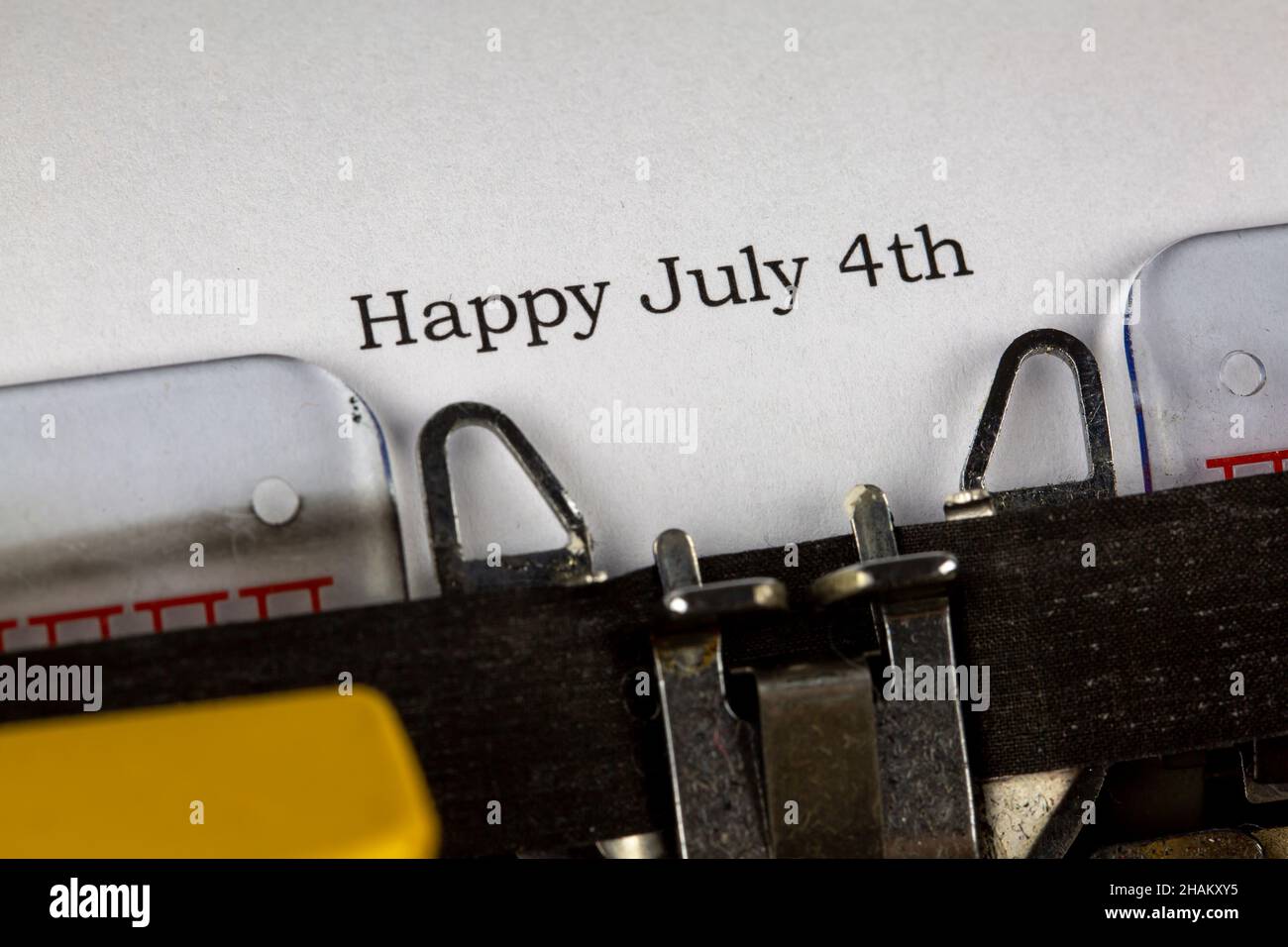 Happy Fourth of July - Unabhängigkeitstag Stockfoto