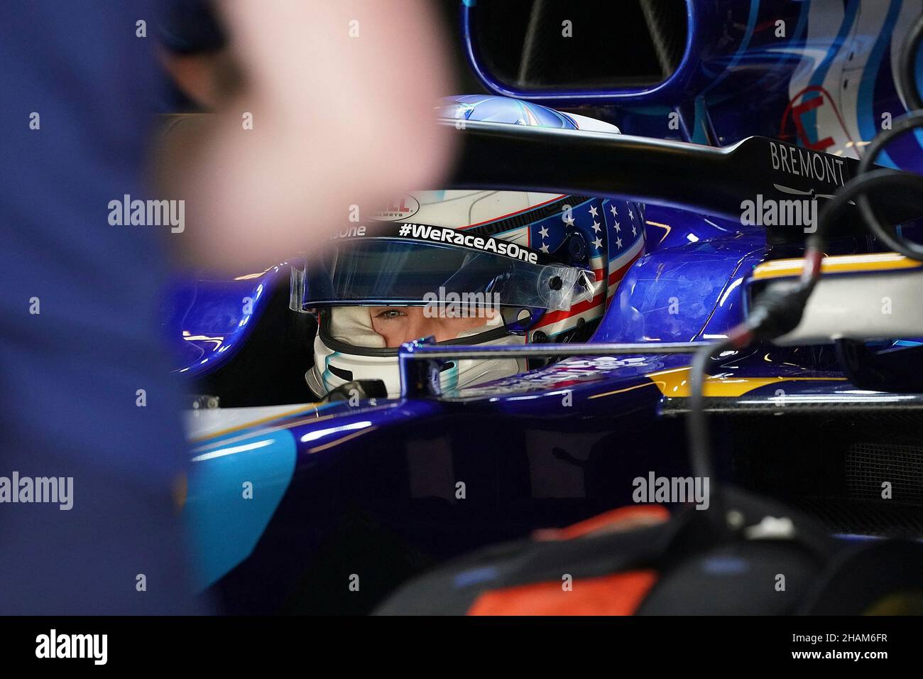 14.12.2021, Yas Marina Circuit, Abu Dhabi, Formel-1-Testfahrten, im Bild Logan Sargeant (USA), Williams Racing Stockfoto