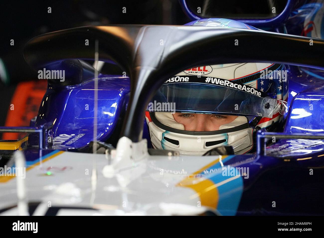14.12.2021, Yas Marina Circuit, Abu Dhabi, Formel-1-Testfahrten, im Bild Logan Sargeant (USA), Williams Racing Stockfoto