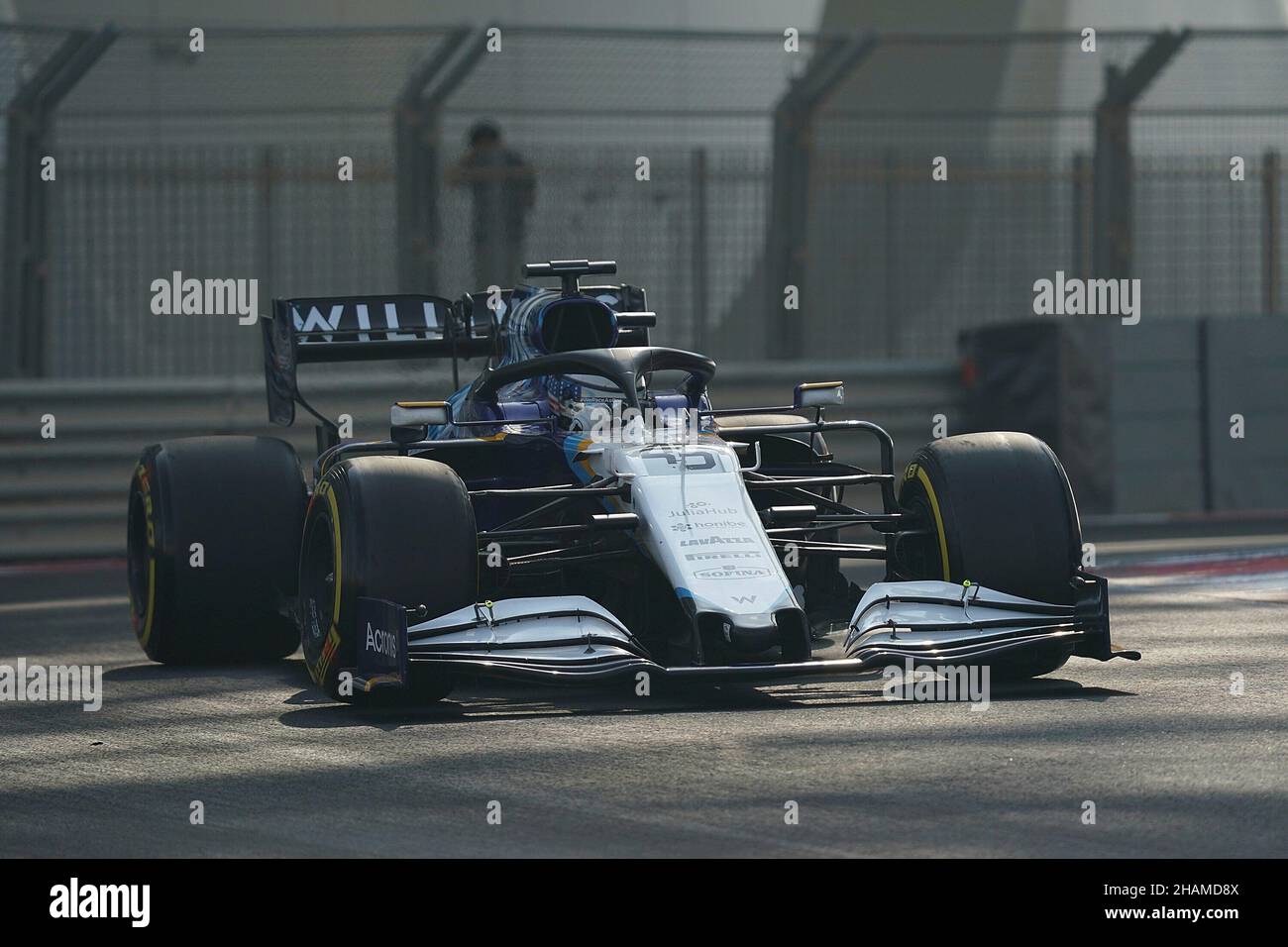 14.12.2021, Yas Marina Circuit, Abu Dhabi, Formel-1-Testfahrten, im Bild Logan Sargeant (USA), Williams Racing Stockfoto