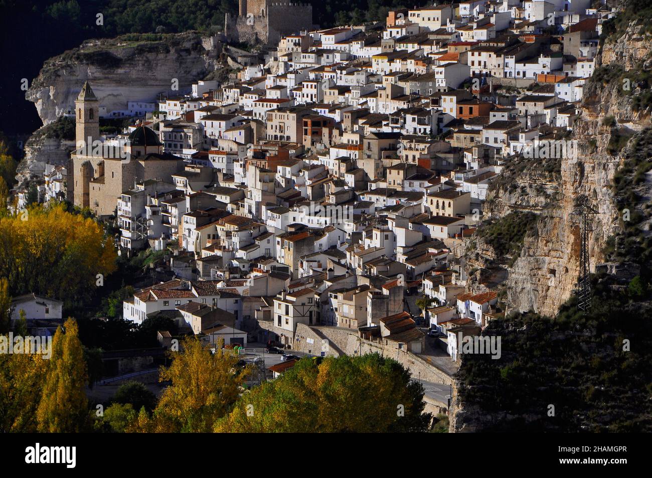 Alcala de Jucar, Castilla La Mancha Spanien Stockfoto