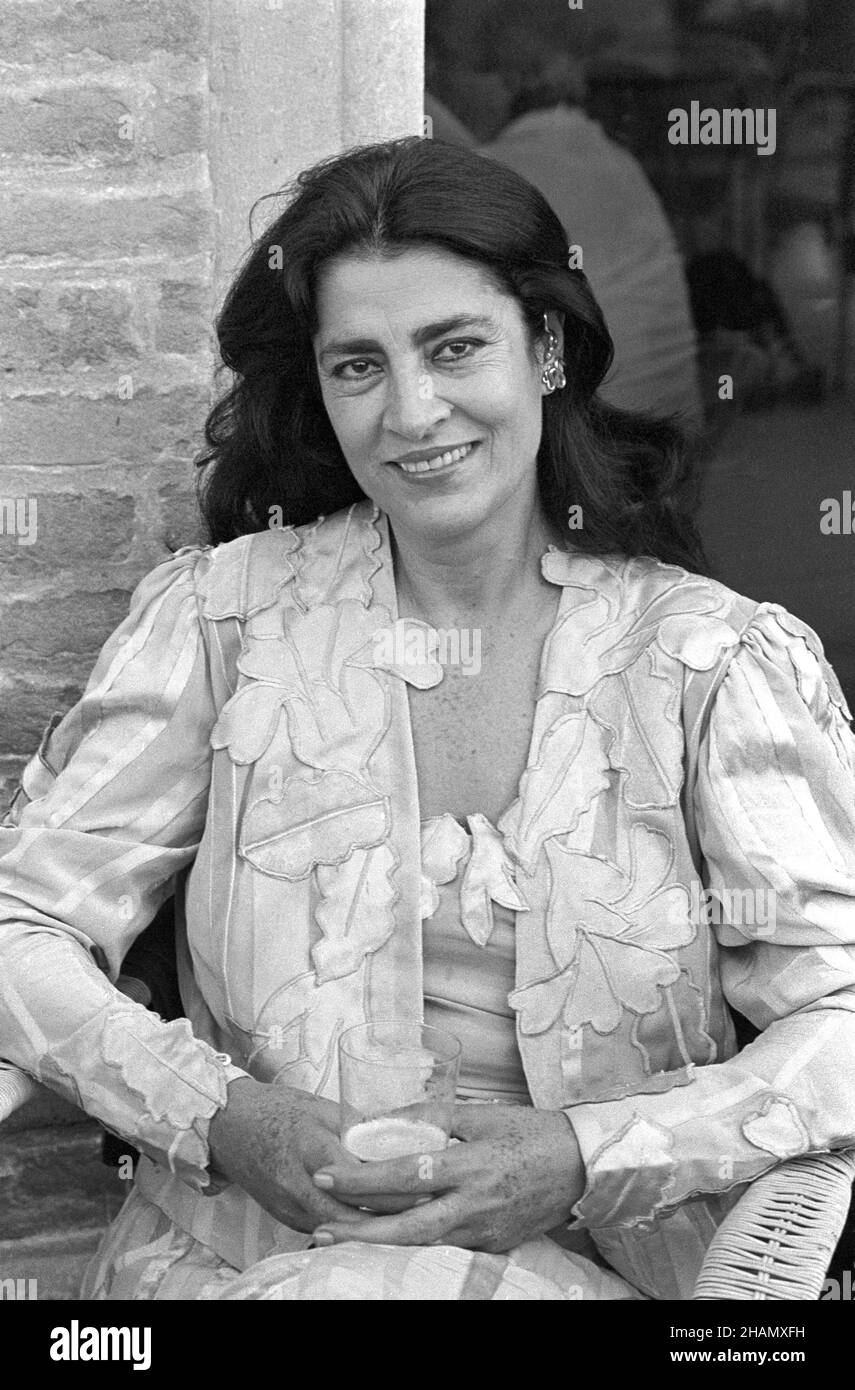- Festival del Cinema di Venezia 1982; l'attrice greca Irene Papas - Venice Film Festival 1982; die griechische Schauspielerin Irene Papas Stockfoto