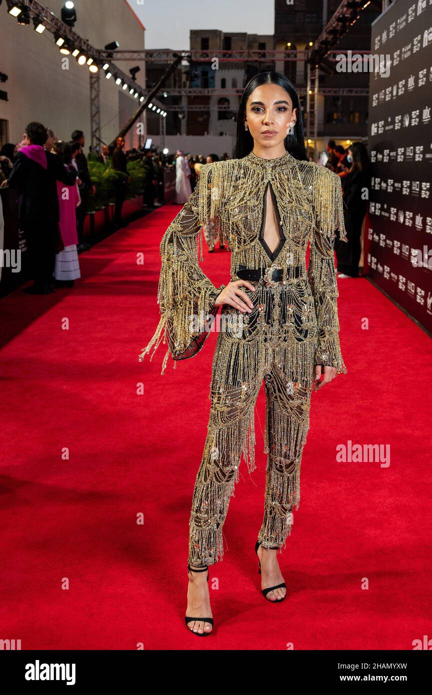 Jeddah, Saudi-Arabien, am 13. Dezember 2021 spaziert die ägyptische