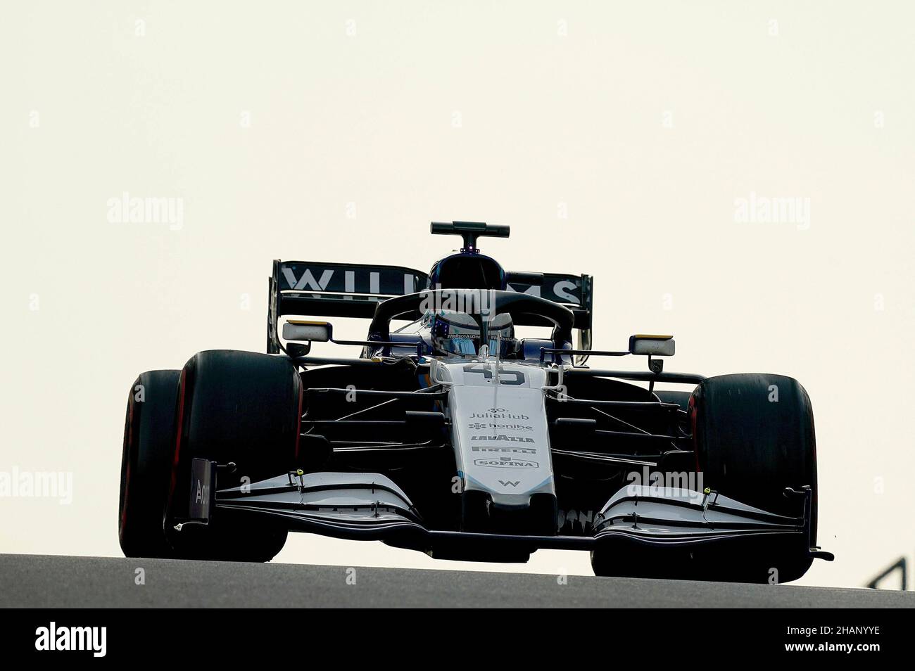 14.12.2021, Yas Marina Circuit, Abu Dhabi, Formel-1-Testfahrten, im Bild Logan Sargeant (USA), Williams Racing Stockfoto