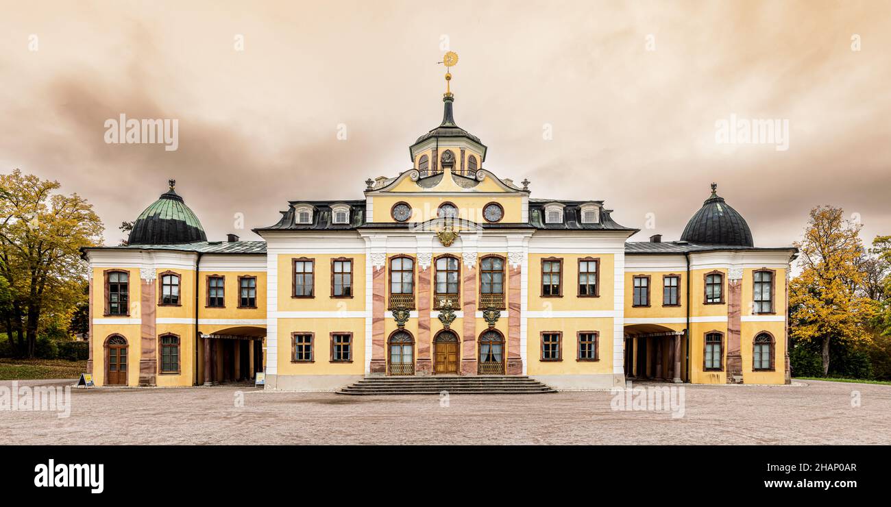 Schloss Belvedere in Weimar, Thüringen, Deutschland. Stockfoto