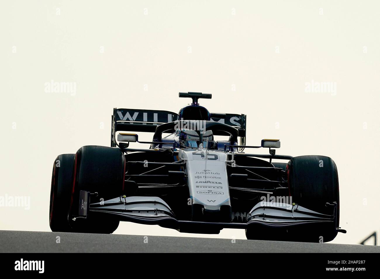 14.12.2021, Yas Marina Circuit, Abu Dhabi, Formel-1-Testfahrten, im Bild Logan Sargeant (USA), Williams Racing Stockfoto