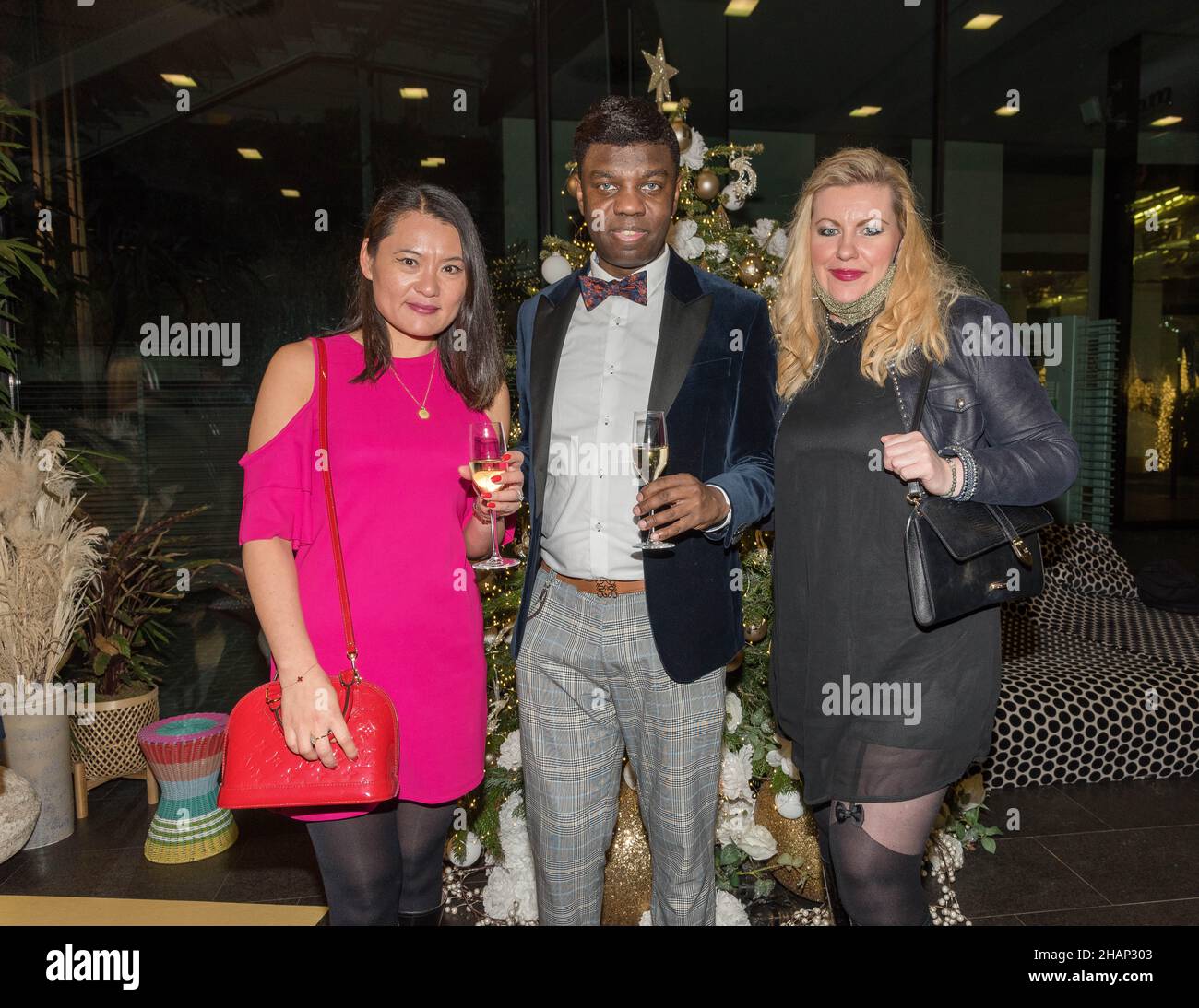 Paris : Weihnachtsfeier par le Prince Jean-Barthélémy Bokassa, ambassadeur du XO Island Brandy la Coco Fesse. Stockfoto