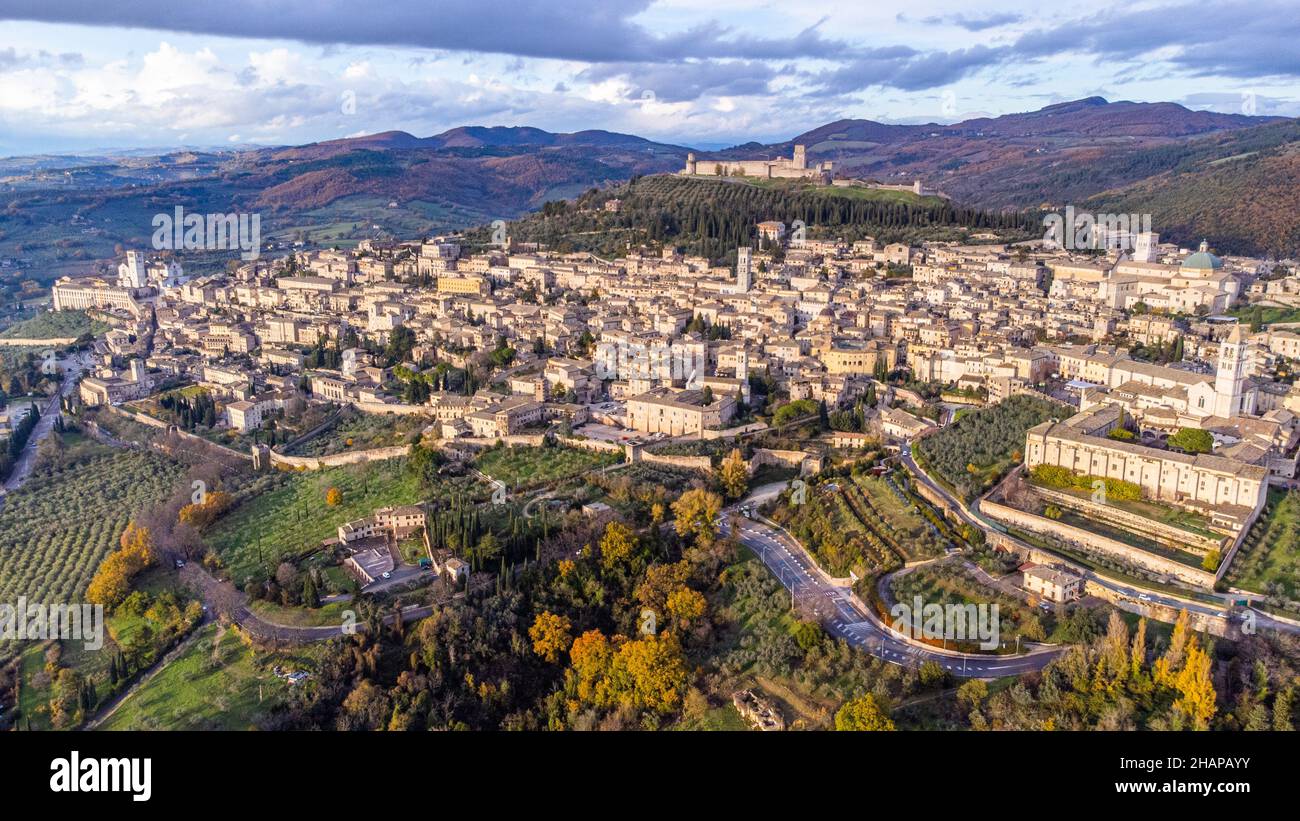 Assisi, Umbrien, Italien Stockfoto