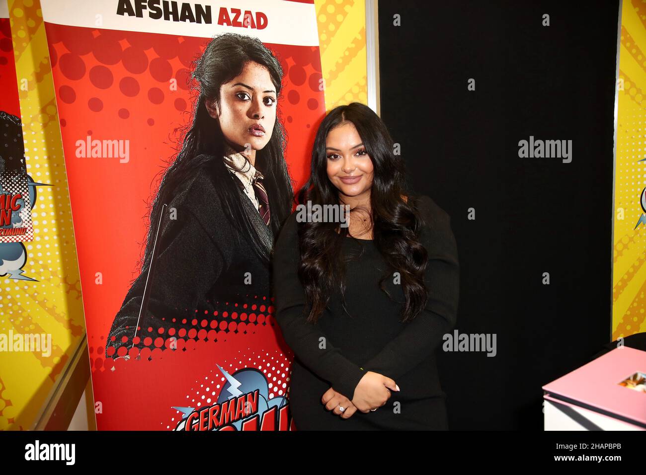 DEU, Deutschland, Dortmund, 04.12.21, Messe Dortmund Westfalenhallen, Deutscher Comic Con Dortmund 2021, Afshan Azad (Harry Potter) Stockfoto