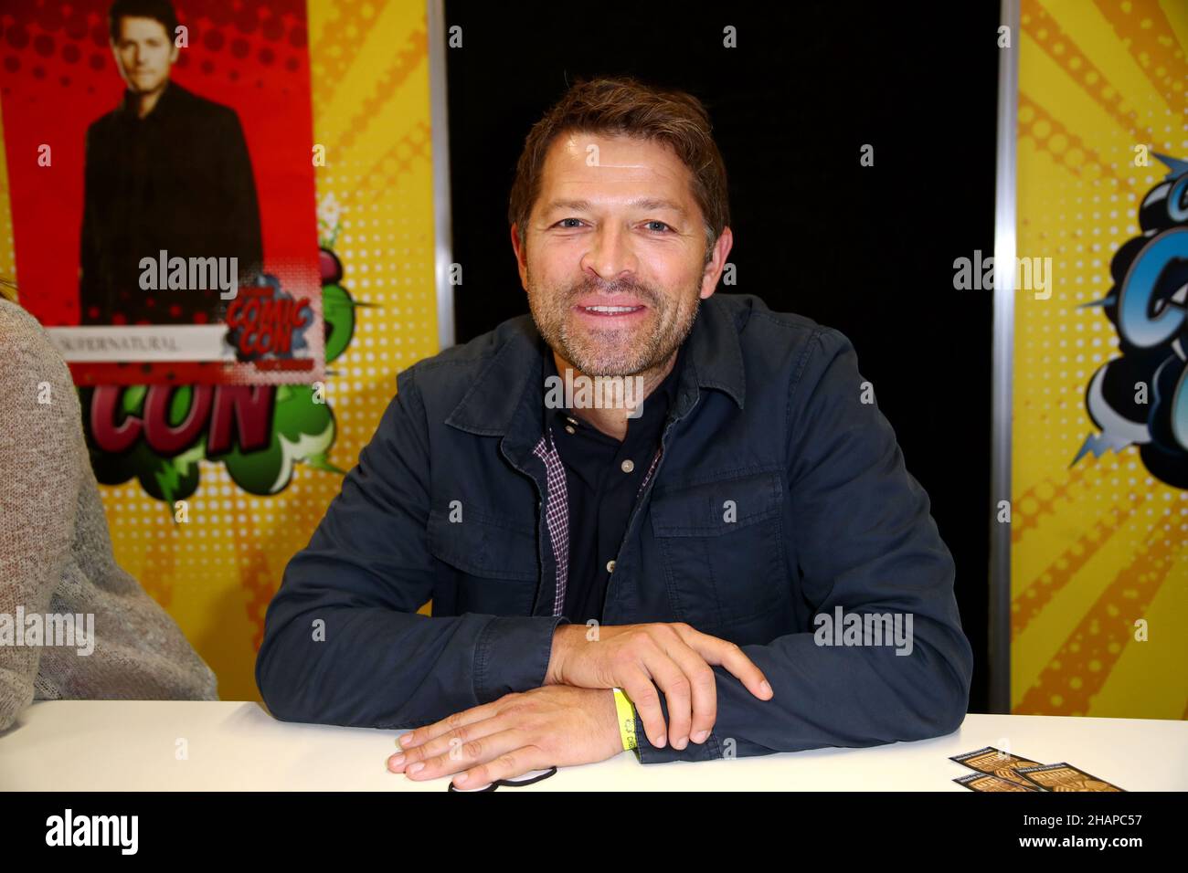 DEU, Deutschland, Dortmund, 04.12.21, Messe Dortmund Westfalenhallen, Deutsch Comic Con Dortmund 2021, Misha Collins (Supernatural) Stockfoto