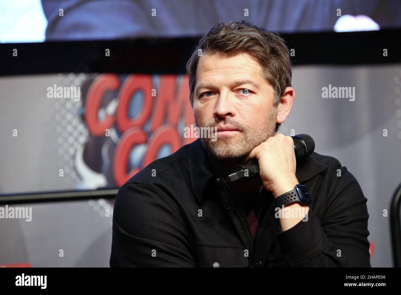 DEU, Deutschland, Dortmund, 03.12.21, Messe Dortmund Westfalenhallen, Deutsch Comic Con Dortmund 2021, Misha Collins (Supernatural) Stockfoto