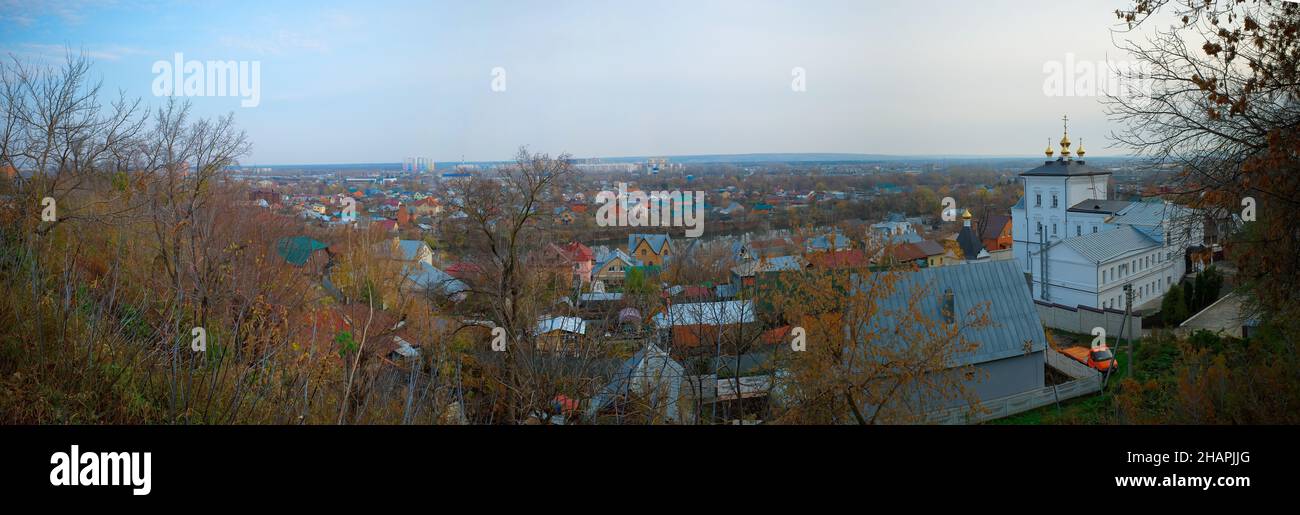 Penza Vororte Landschaft Herbstpanorama Stockfoto