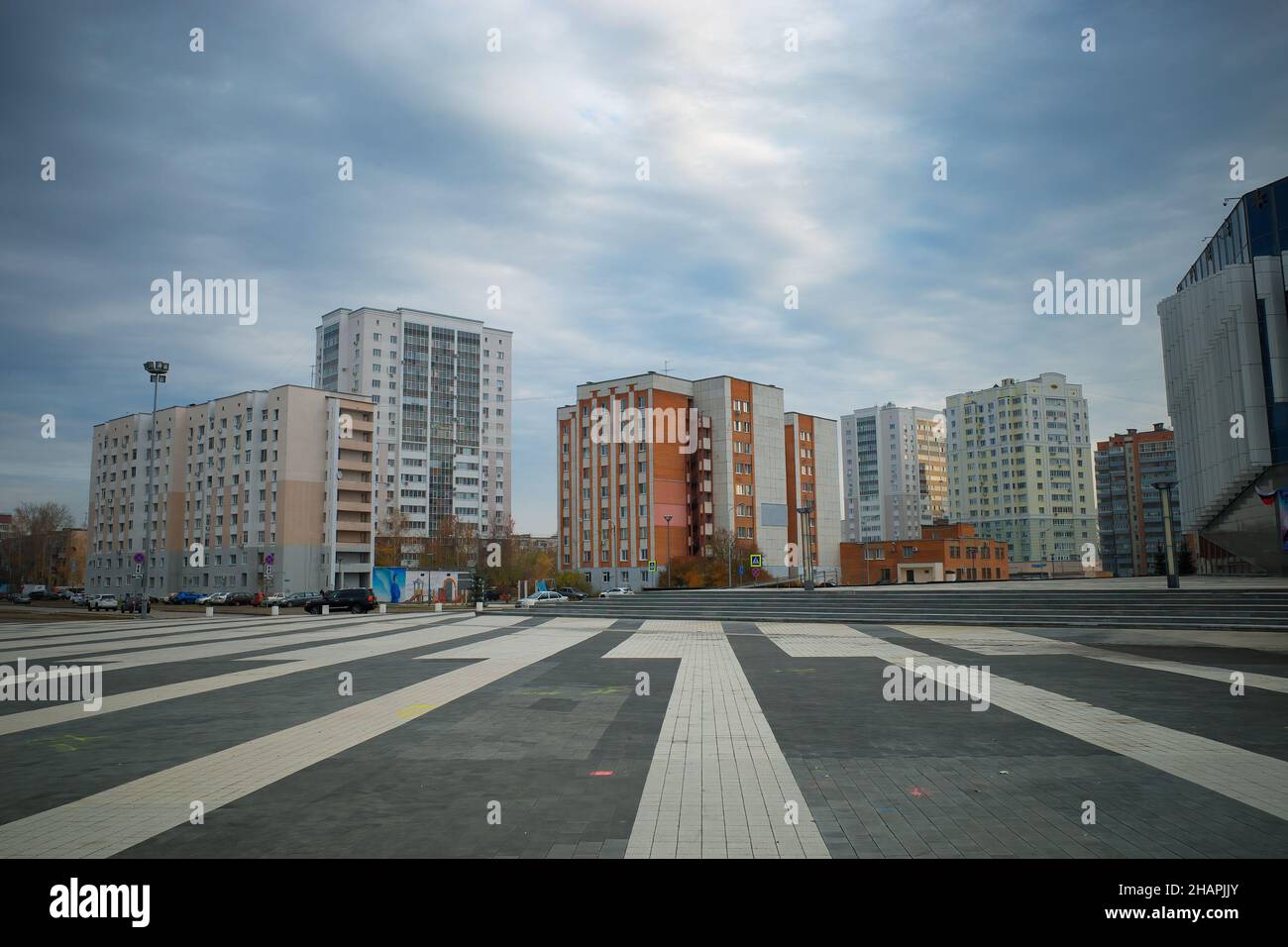 Penza Stadt Architektur Hintergrund Stockfoto