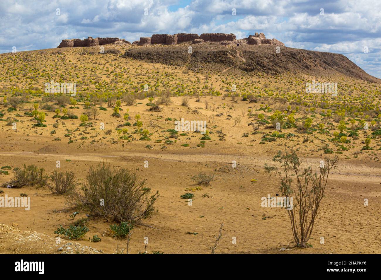 Festung Ayaz Qala in der Kyzylkum Wüste, Usbekistan Stockfoto
