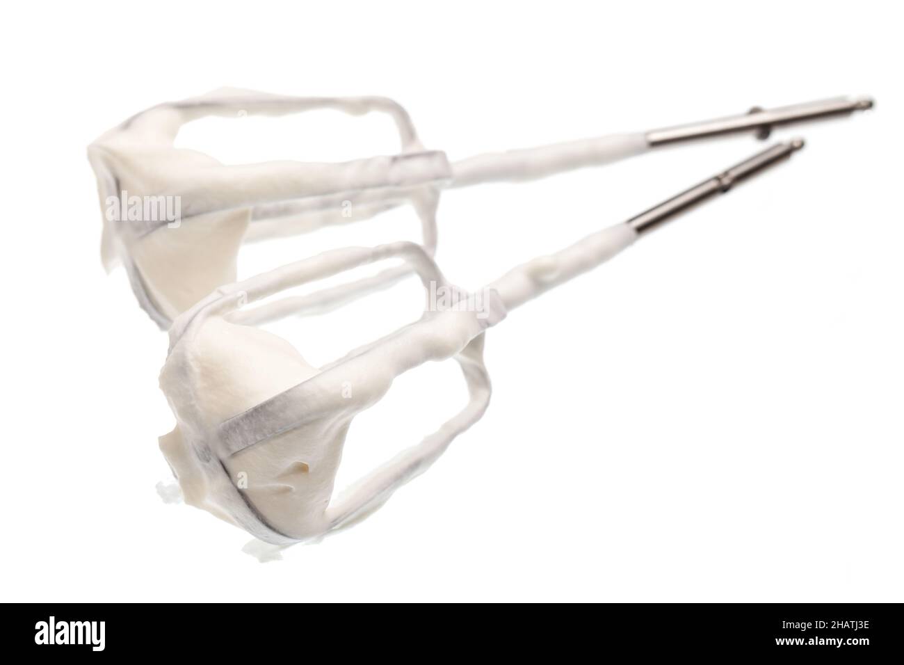 Schlagen, schlagen, rühren, Rahm, Schüssel, Creme, Schlagsahne, weiß, Küche, Handbuch, Schneebesen, cremig, Eiweiß, Eiweiß, sind, Zwei, 2, ein, weiß, Stockfoto