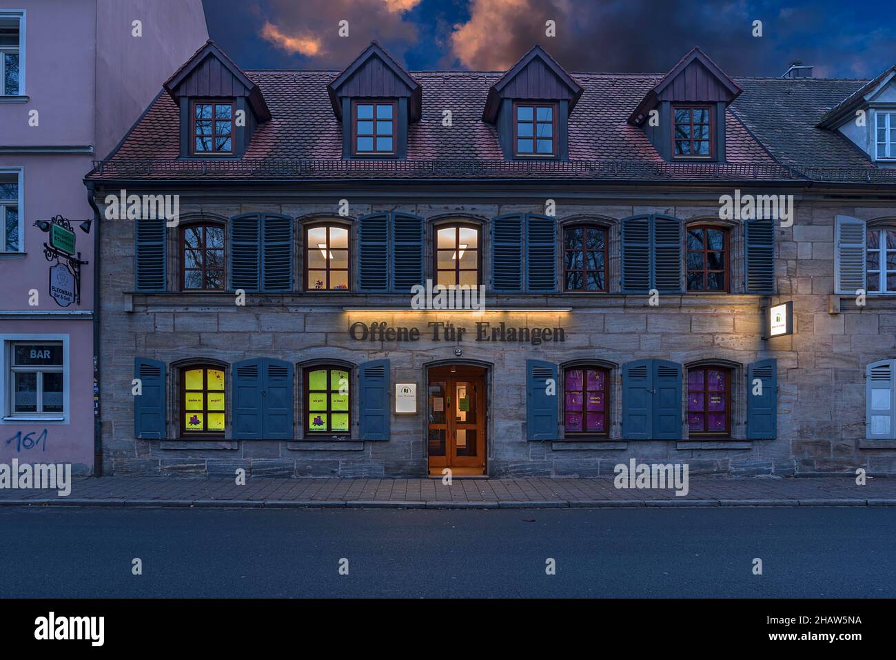 Open Door House, Pastoral- und Beratungszentrum, Erlangen, Mittelfranken, Bayern, Deutschland Stockfoto