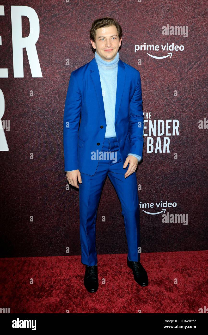 Tye Sheridan an der Tender Bar Premiere im TCL Chinese Theatre IMAX am 12. Dezember 2021 in Los Angeles, CA (Foto: Katrina Jordan/Sipa USA) Stockfoto