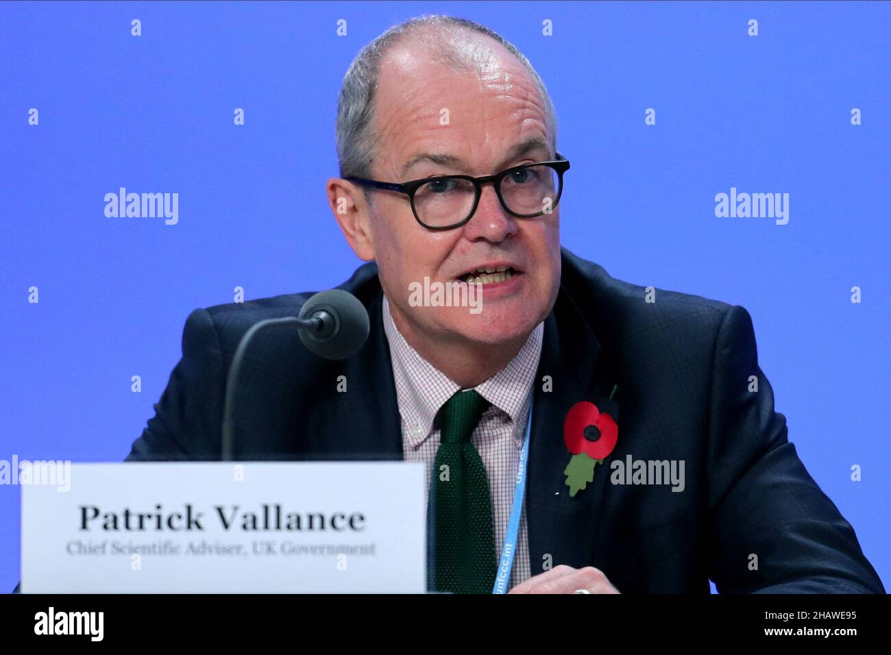 PATRICK VALLANCE, 2021 Stockfoto