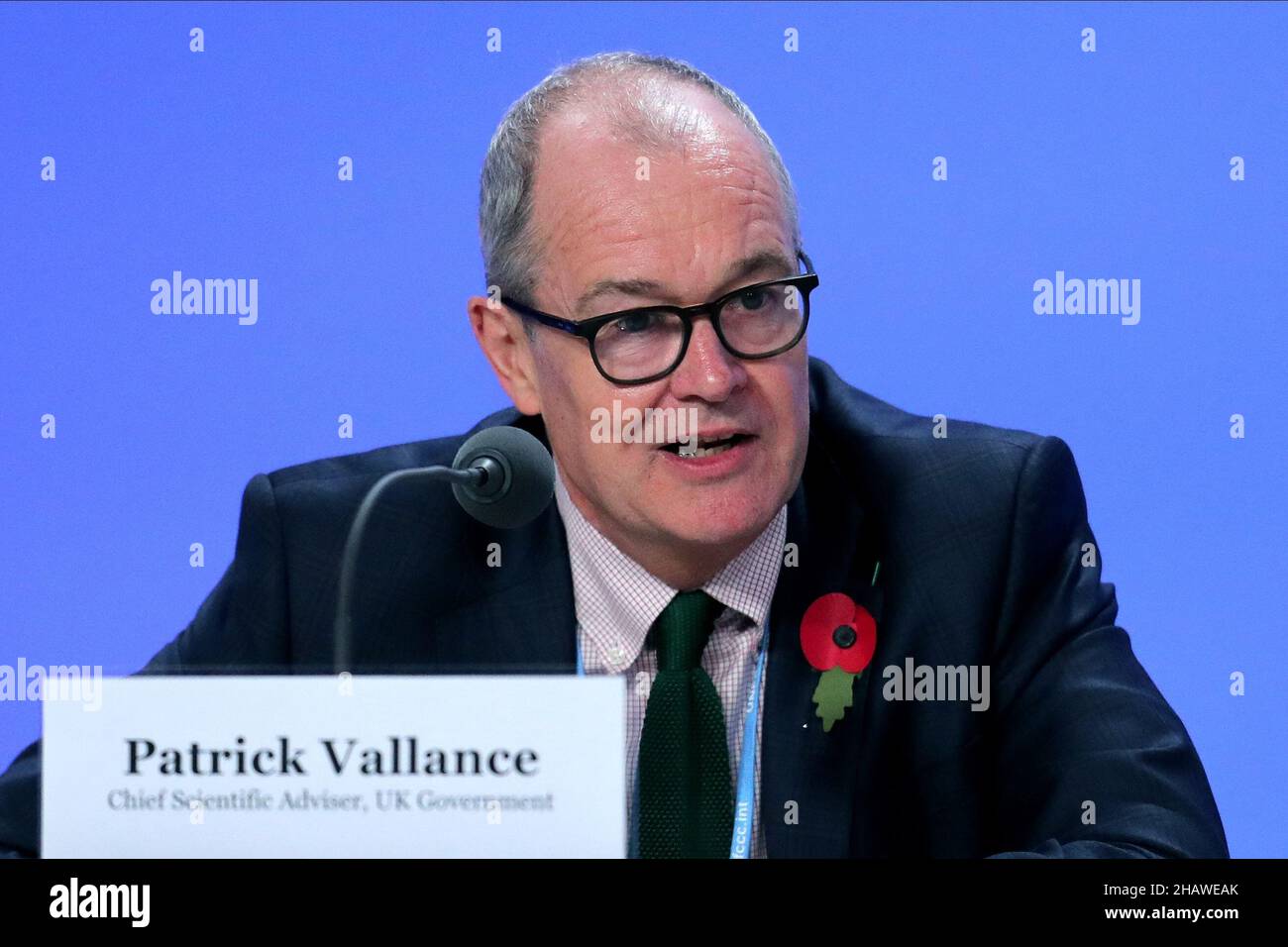 PATRICK VALLANCE, 2021 Stockfoto