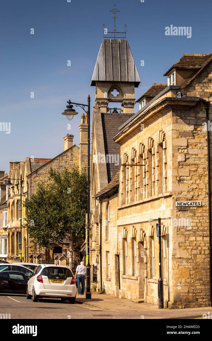 Großbritannien, England, Lincolnshire Stamford, Broad Street, katholische Kirche St. Mary und St. Augustine Stockfoto