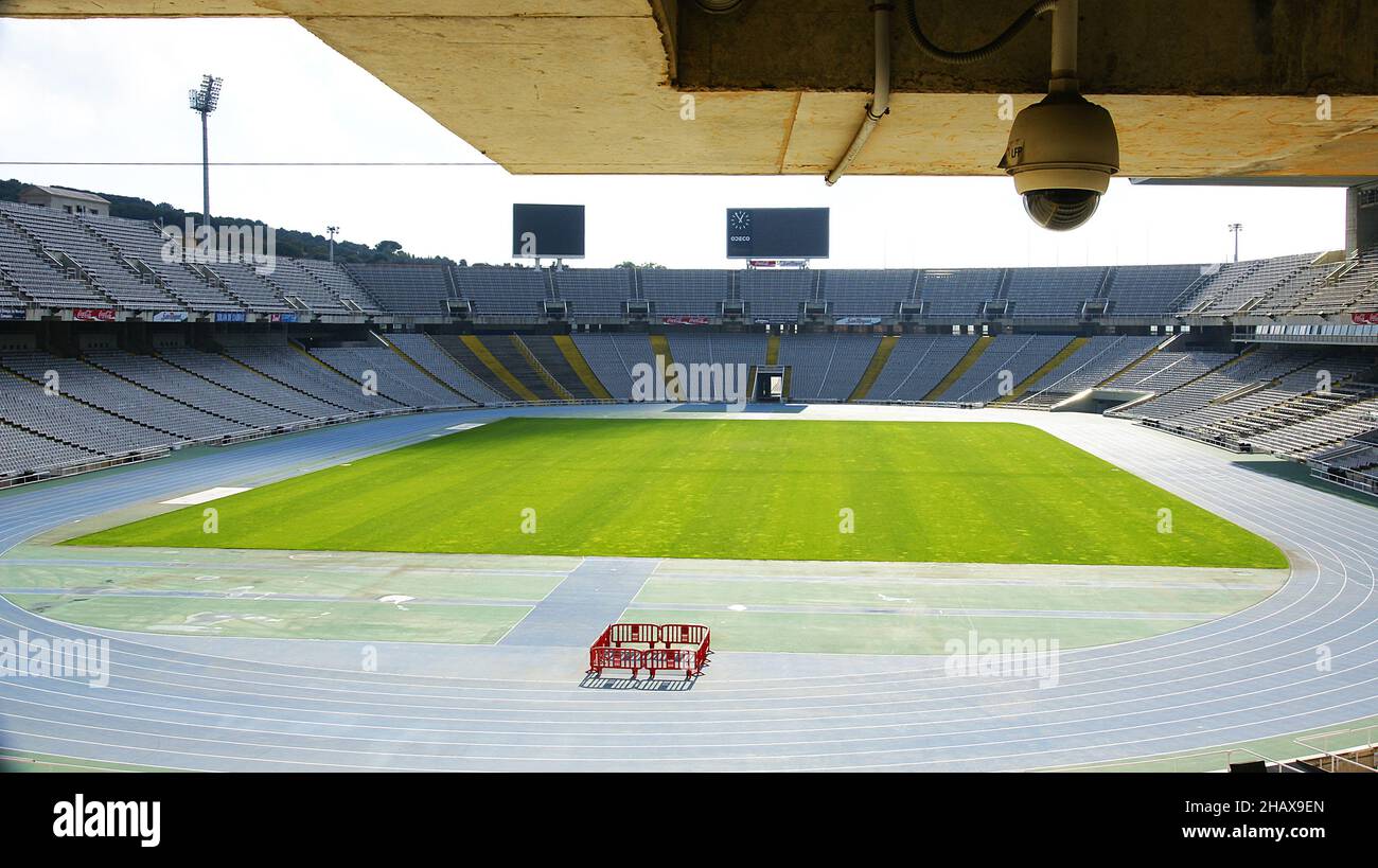 Montjuic Olympiastadion in Barcelona 92, Barcelona, Katalonien, Spanien, Europa Stockfoto