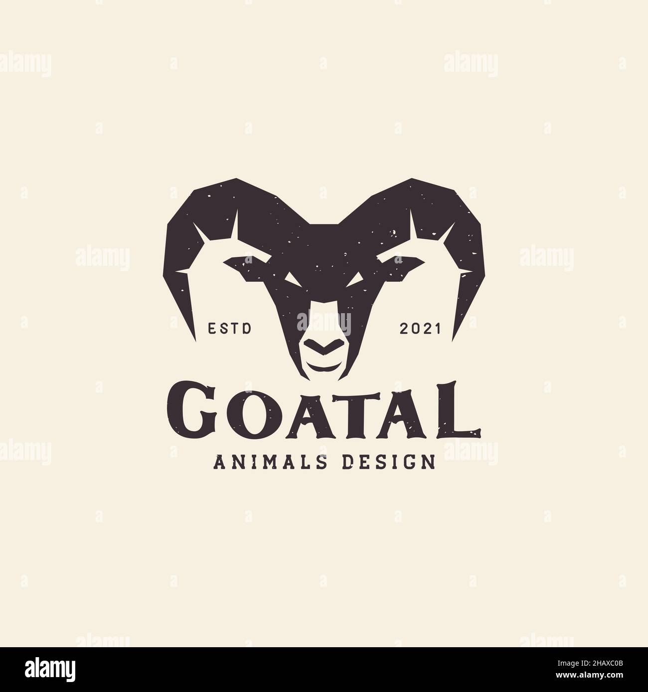 Gesicht Ziege Pygmäen vintage Logo Symbol Vektor Grafik Design Illustration Idee kreativ Stock Vektor Gesicht Ziege Pygmäen vintage Logo Symbol Vektor Grafik Design Illustration Idee kreativ Stock Vektor