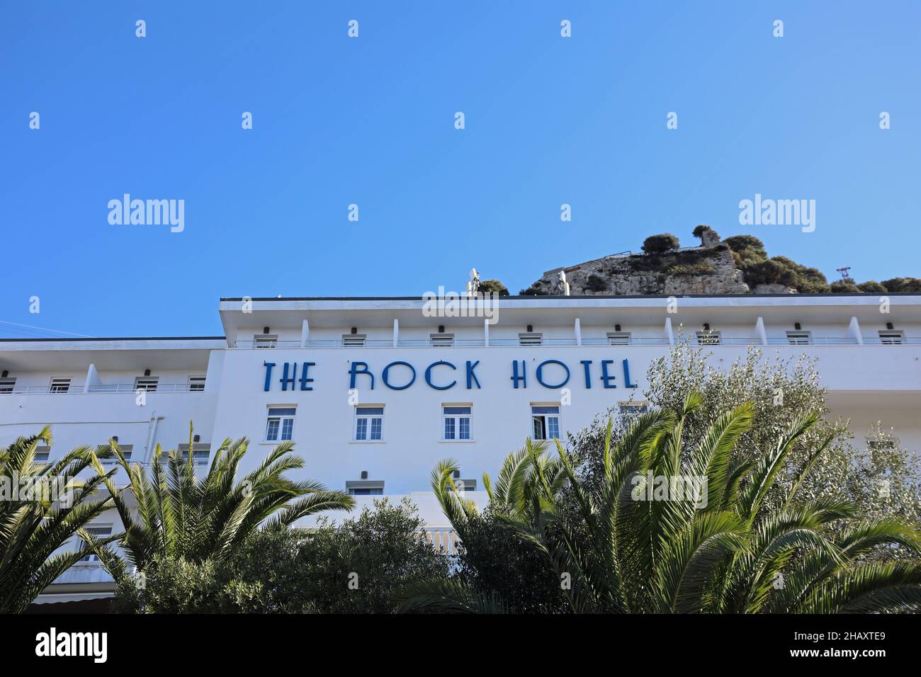 Das Rock Hotel wurde 1932 erbaut Stockfoto