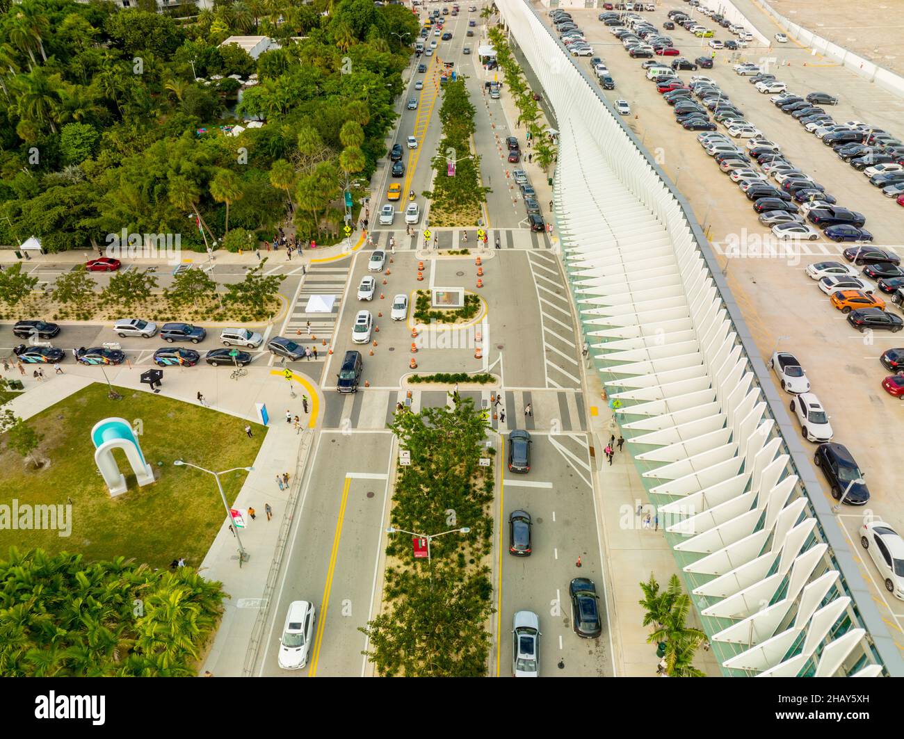 Miami Beach Convention Center-Gebäude Stockfoto